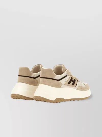 Hogan Suede And Mesh Sneakers