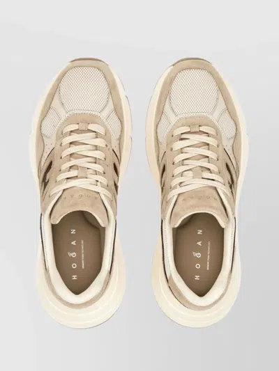 Hogan Suede And Mesh Sneakers