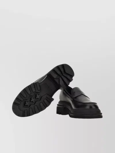 Hogan Chunky Sole Loafers Round Toe