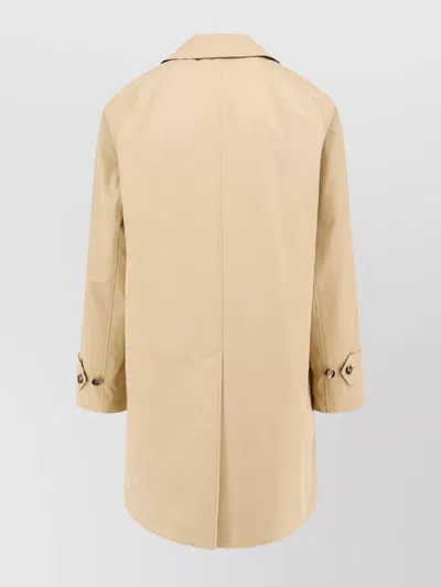 Burberry Reversible Cotton Gabardine Coat With Iconic Motif In Multi