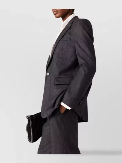 Stella Mccartney Iconic Flannel Boyfriend Jacket