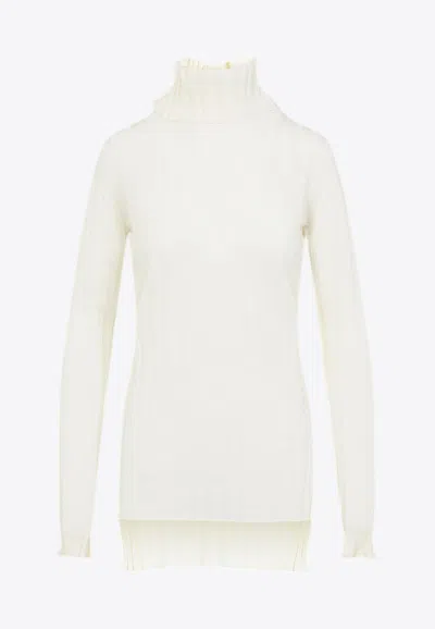 Carven Turtle Neck Underpinning Pullover Women In Pattern
