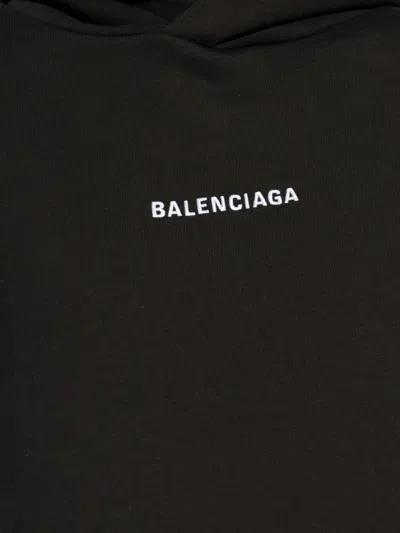 Balenciaga Women Logo Cotton Hoodie
