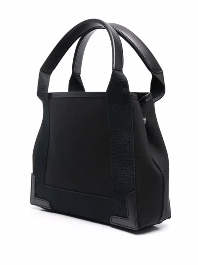 Balenciaga Women Navy Cabas Xs Canvas Tote Bag
