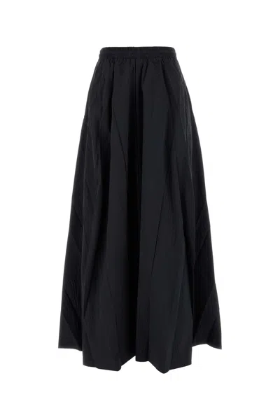 Balenciaga Elastic-waistband Pleated Skirt