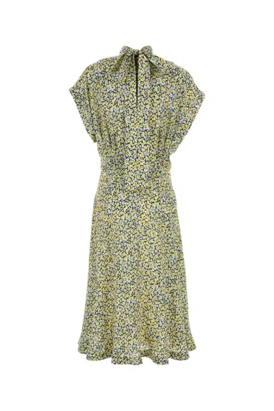 Bottega Veneta Women Printed Silk Dress