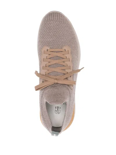 Brunello Cucinelli Men Wool Sneakers
