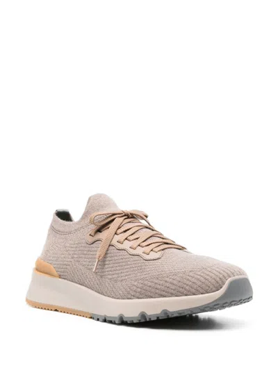 Brunello Cucinelli Men Wool Sneakers