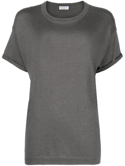 Brunello Cucinelli Women Cashmere And Silk T-shirt