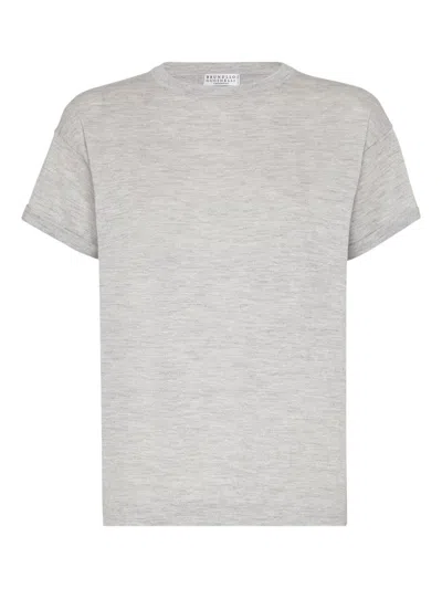 Brunello Cucinelli Women Cashmere And Silk T-shirt