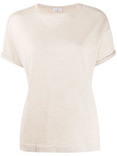 Brunello Cucinelli Women Cashmere And Silk T-shirt