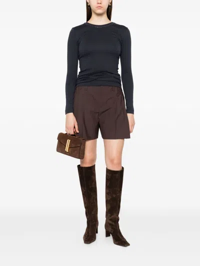 Brunello Cucinelli Embellished Crewneck Sweater With Keyhole Detail In Black