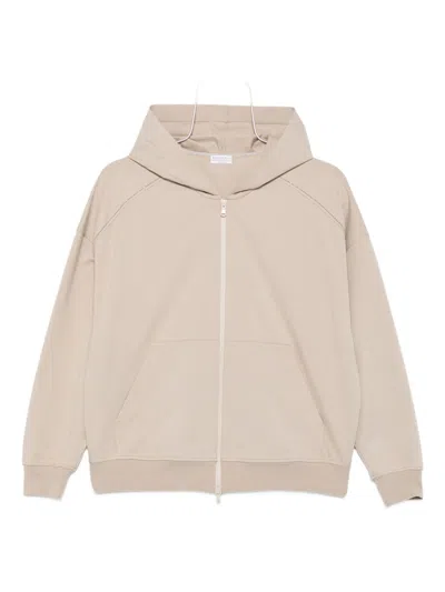 Brunello Cucinelli Women Cotton Zipped Hoodie