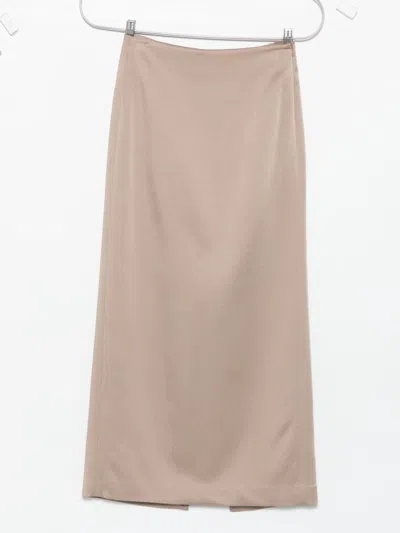 Brunello Cucinelli Long Skirt With Back And Side Slits