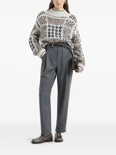 Brunello Cucinelli Women Wool Trousers