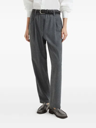 Brunello Cucinelli Women Wool Trousers