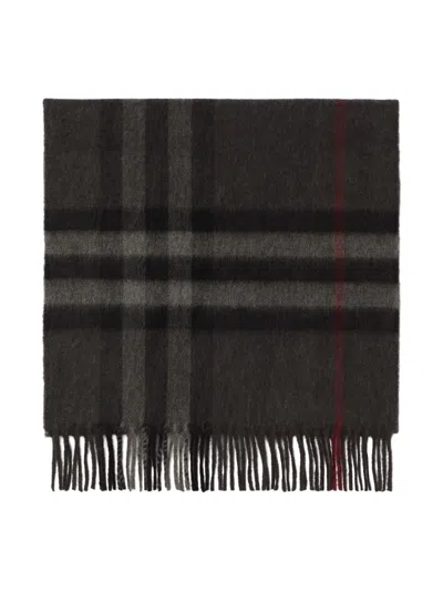 Burberry Men Giant Check Cashmere Scarf