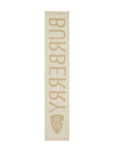 Burberry Logo Wool Scarf