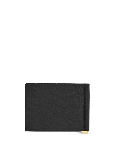 Ferragamo Black Wallet With Money Clip