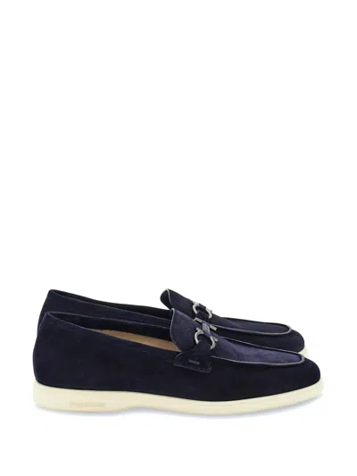 Ferragamo Cosimo Navy Loafer