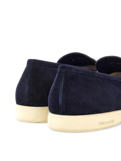 Ferragamo Cosimo Navy Loafer