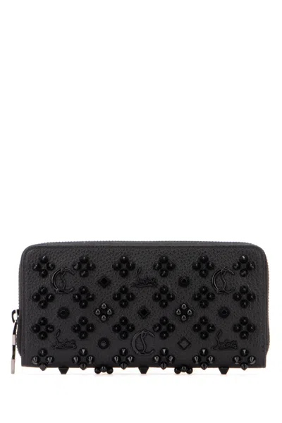 Christian Louboutin Panettone Studded Zip-around Wallet
