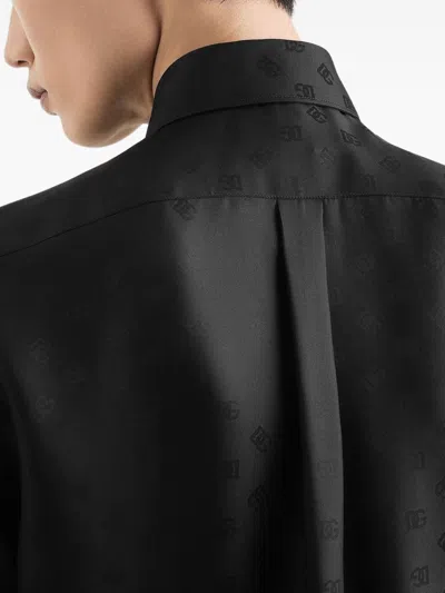 Dolce & Gabbana Pointed Collar Long Sleeves Subtle Pattern