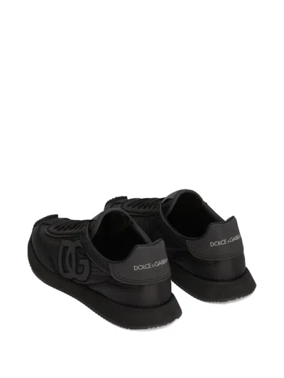 Dolce & Gabbana Low Top Sneakers Featuring Suede Accents