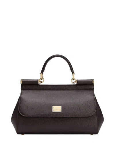 Dolce & Gabbana Sicily Medium Leather Handbag