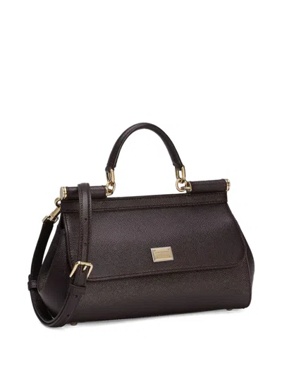 Dolce & Gabbana Sicily Medium Leather Handbag