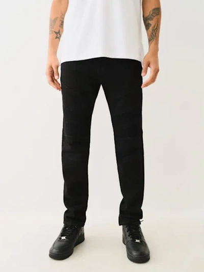 True Religion Men's Rocco Moto Skinny Jean