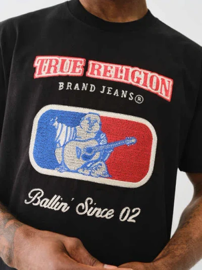 True Religion Men's Embroidered Ballin' T-shirt