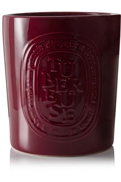 Shop Diptyque Tubéreuse Scented Candle, 1500g In Red