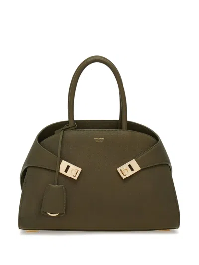 Ferragamo Women Hug Small Leahter Tote Bag