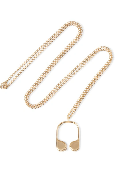 Shop Jw Anderson Gold-plated Necklace