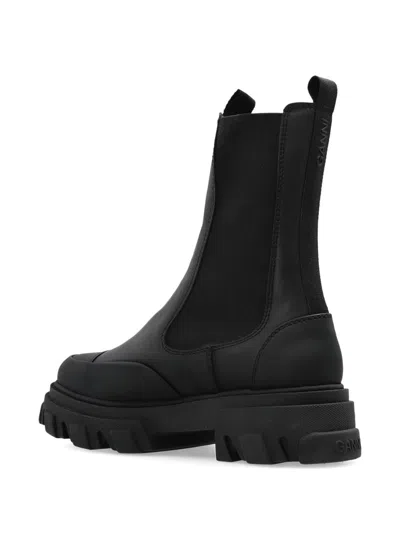 Ganni Women Chelsea Mid Leather Boots