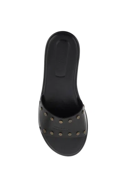 Isabel Marant Leather Vikee Slides Women