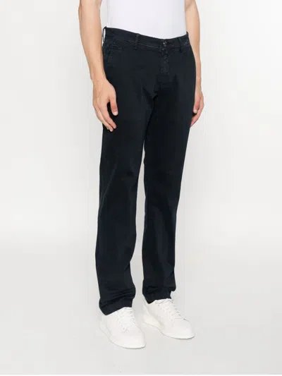 Jacob Cohen Slim Waist Denim Trousers With Pockets