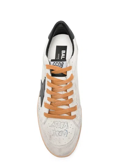 Golden Goose Ballstar Suede Upper Toe Tongue And Spur Leather Star And Heel Sneakers Black