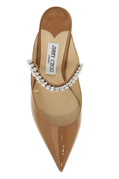Jimmy Choo Patent Leater Bing 65 Mules Women