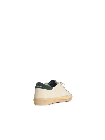 Golden Goose Super Star Leather Upper Toe And Tongue Suede Heel Sneakers Grey In Neutral