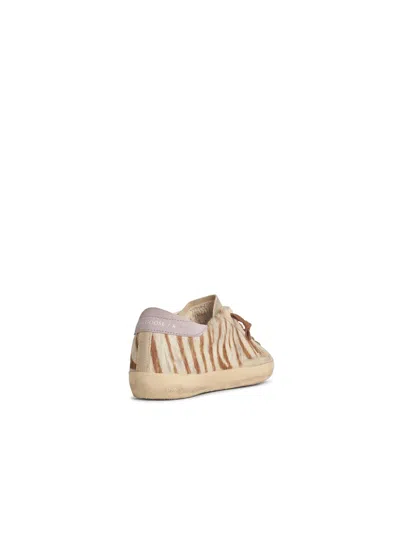 Golden Goose Super Star' Woman In Zebra Pony Hair With Silver Star And Suede Heel