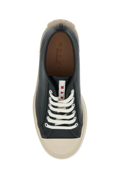Marni Pablo Leather Sneakers In Seven Women