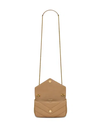 Saint Laurent Women Loulou Mini Leather Shoulder Bag