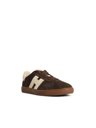 Hogan Rubber Sole Suede Finish Sneakers