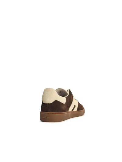 Hogan Rubber Sole Suede Finish Sneakers