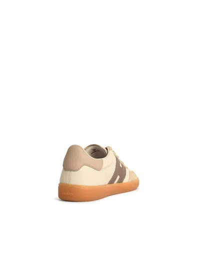 Hogan Cool White Leather Sneakers In Multi