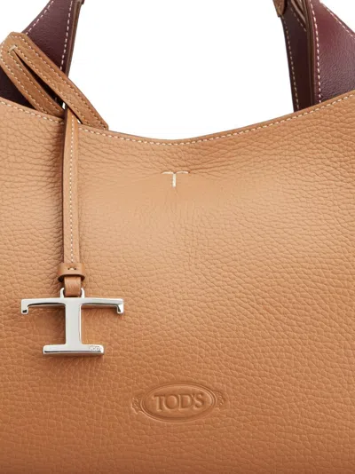 Tod's Mini Leather Shopper With Adjustable Shoulder Strap