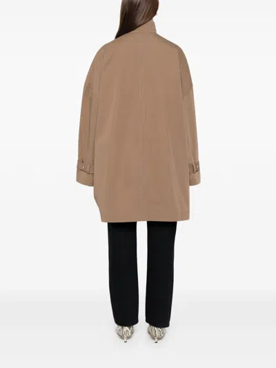 Totême Toteme Women Organic Cotton Oversized Trench Coat
