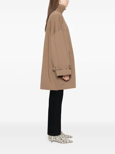 Totême Toteme Women Organic Cotton Oversized Trench Coat
